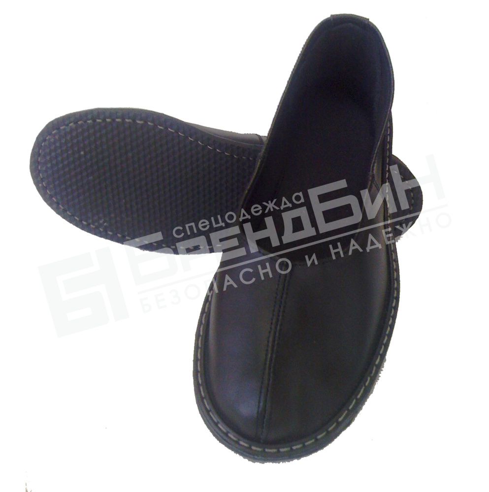 Тапочки кожаные