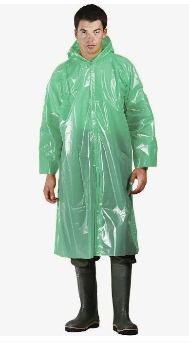 Плащ-дождевик ПВД, цветной