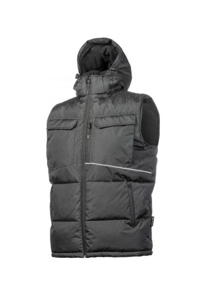 Жилет утепленный с капюшоном HOEGERT BORGER (черный)