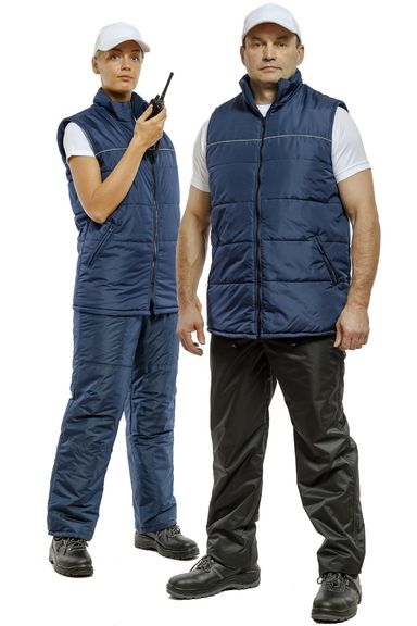 Жилет утепленный Дутыш (синий) М.217