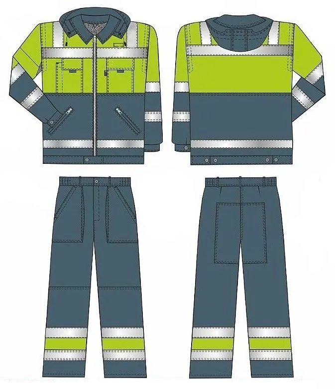 Костюм сигнальный ИТР летний лимонный