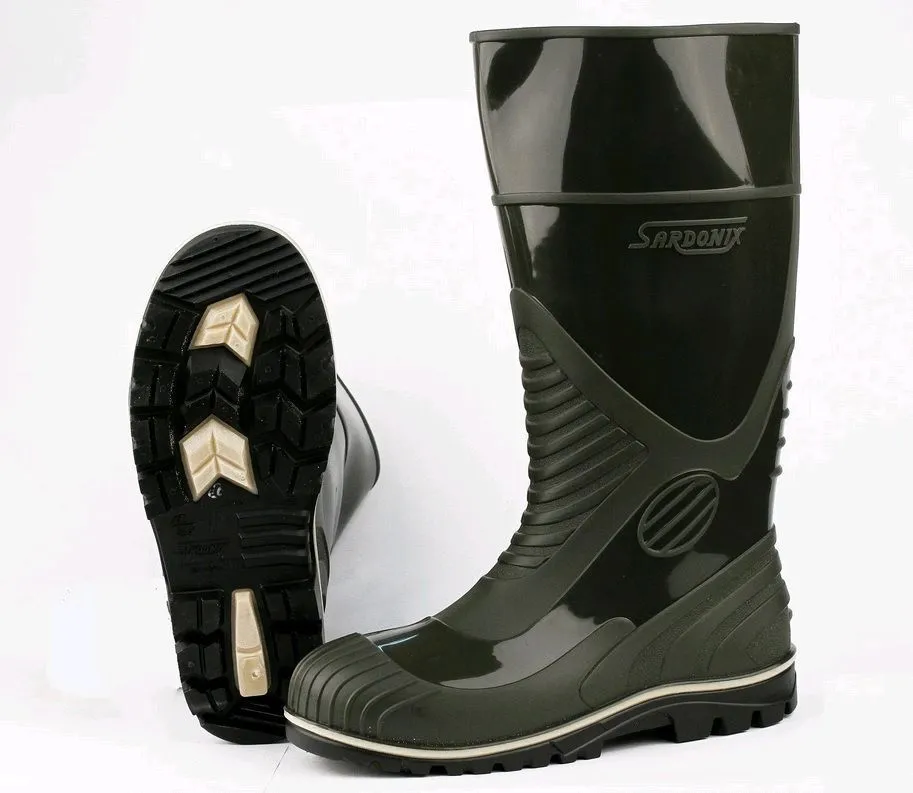 Сапоги мужские  Шахтер ПВХ с металлоподноском 