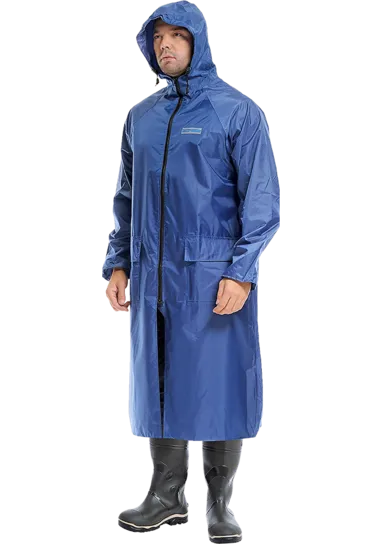 Плащ влагозащитный Poseidon (синий)