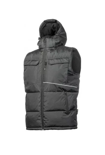 Жилет утепленный с капюшоном HOEGERT BORGER (черный)