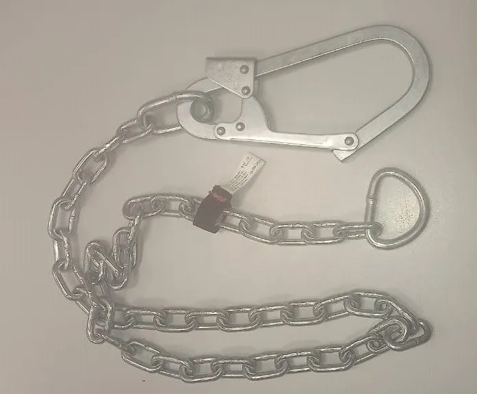 Строп Г (фал из цепи), карабин К1-50 (большой) и петля